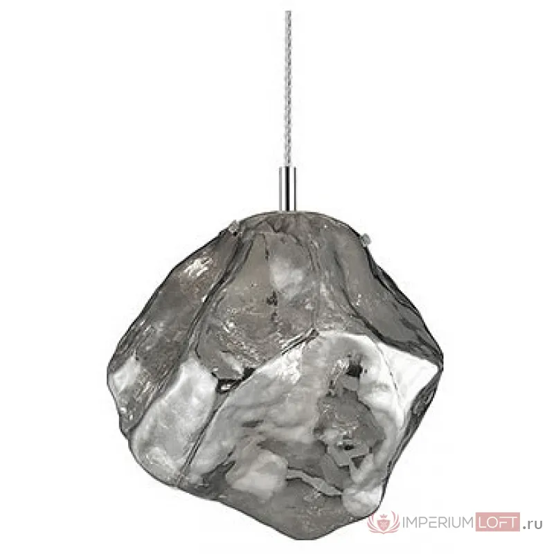 Подвесной светильник Zumaline Rock P0488-01A-F4FZ Цвет арматуры хром Цвет плафонов серый от ImperiumLoft