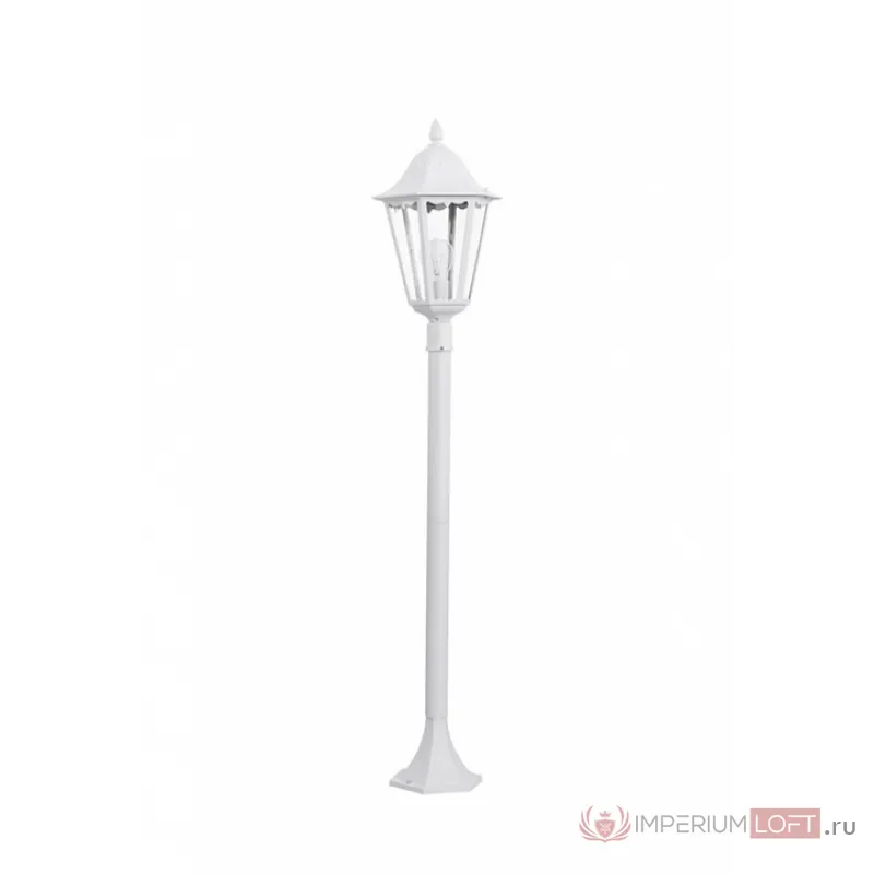 Наземный высокий светильник Eglo Navedo 93452 Цвет арматуры белый Цвет плафонов прозрачный от ImperiumLoft