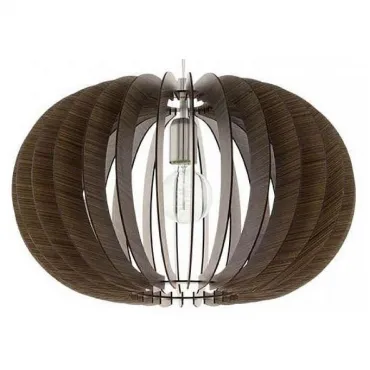 Подвесной светильник Eglo 95025 цвет арматуры хром цвет плафонов коричневый от ImperiumLoft