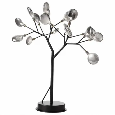 Настольная лампа декоративная ST-Luce Riccardo SL411.414.18 Черный , плафон Прозрачный
