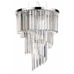 Подвесная люстра Ideal Lux Carlton CARLTON SP12 Цвет арматуры хром Цвет плафонов прозрачный от ImperiumLoft