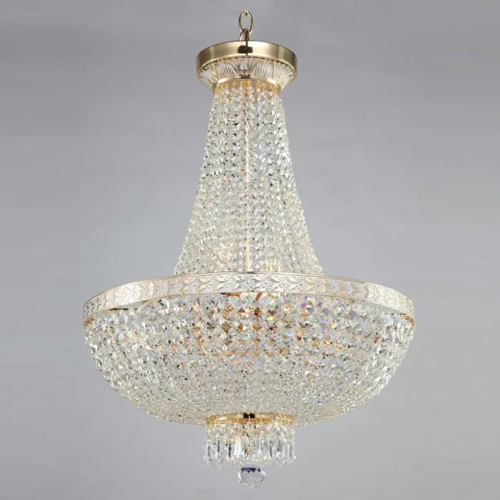 Потолочная люстра Maytoni Bella DIA750-TT50-WG Цвет арматуры золото Цвет плафонов прозрачный от ImperiumLoft