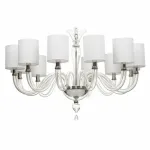 Подвесная люстра Maytoni Leti DIA012PL-12TR Цвет арматуры хром Цвет плафонов белый от ImperiumLoft