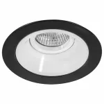 Встраиваемый светильник Lightstar Domino D61706 цвет арматуры черно-белый