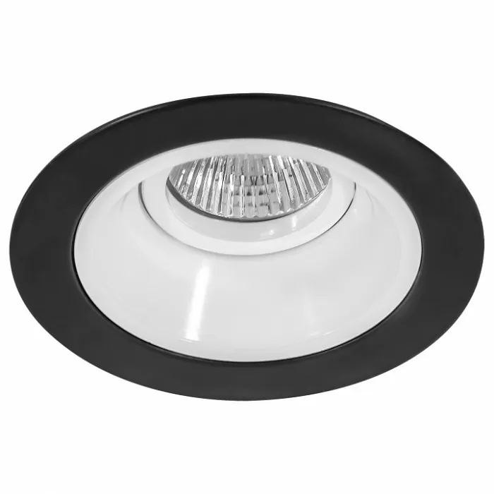 Встраиваемый светильник Lightstar Domino D61706 цвет арматуры черно-белый от ImperiumLoft