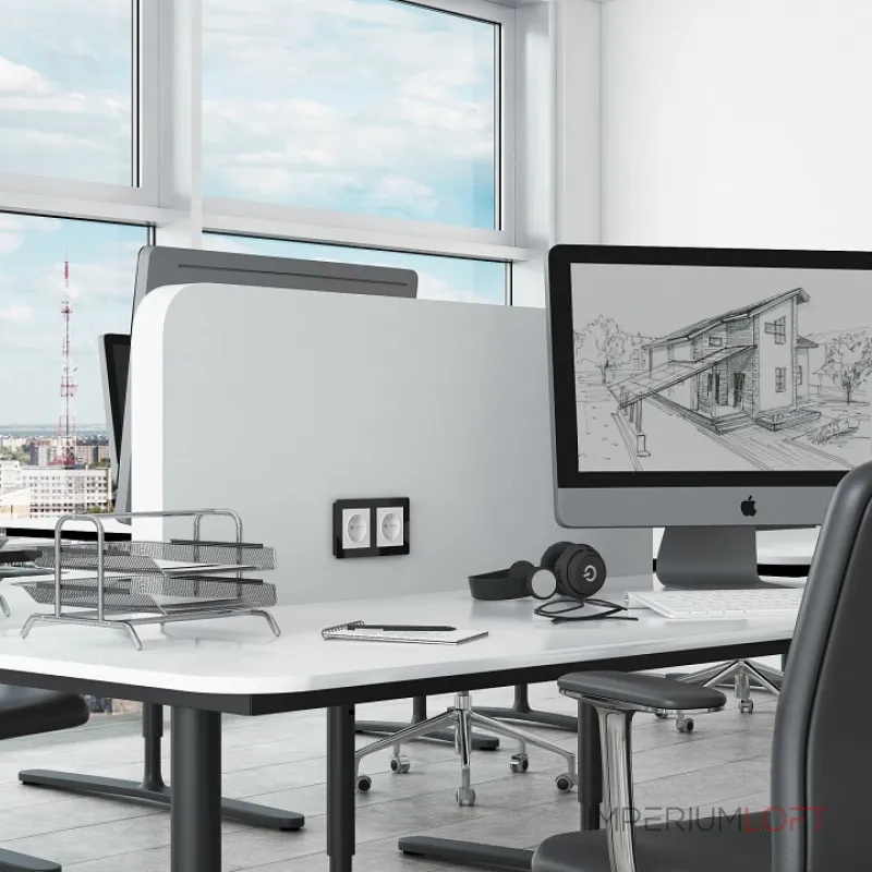 Розетка с заземлением без рамки Werkel Белые матовые W1171061 Розетка с заземлением без рамки Werkel Белые матовые W1171061