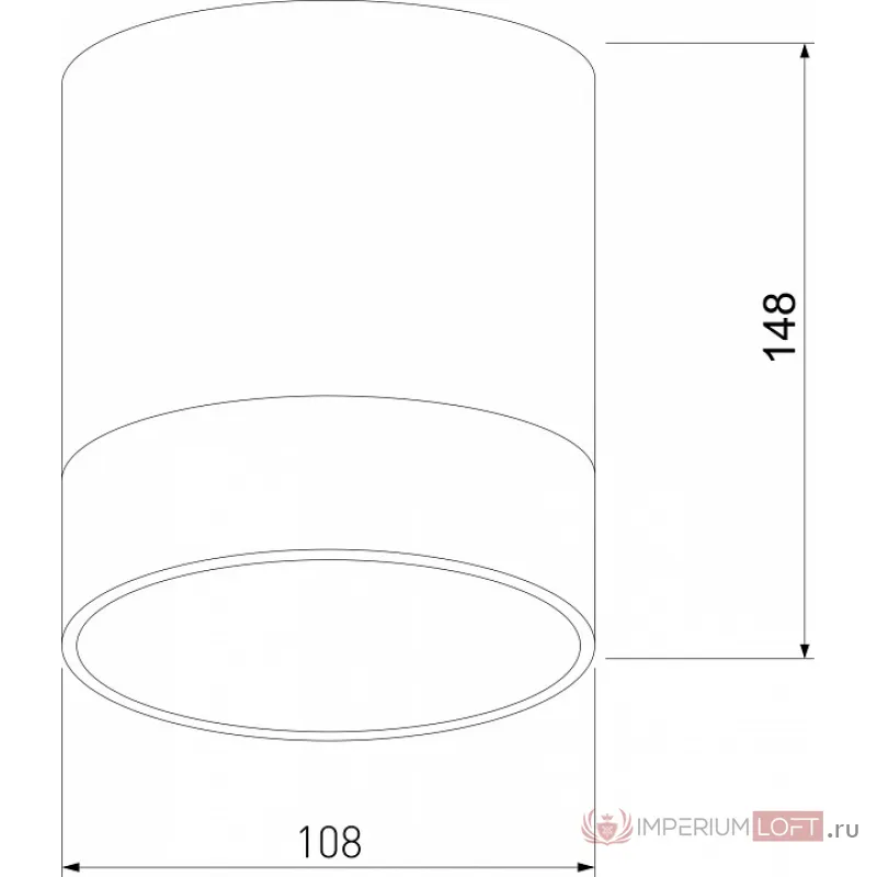 Накладной светильник Elektrostandard Light LED 35140/H серый от ImperiumLoft