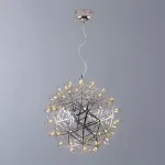 Подвесной светильник Divinare Galassia 1030/02 SP-92 Цвет арматуры хром Цвет плафонов хром от ImperiumLoft