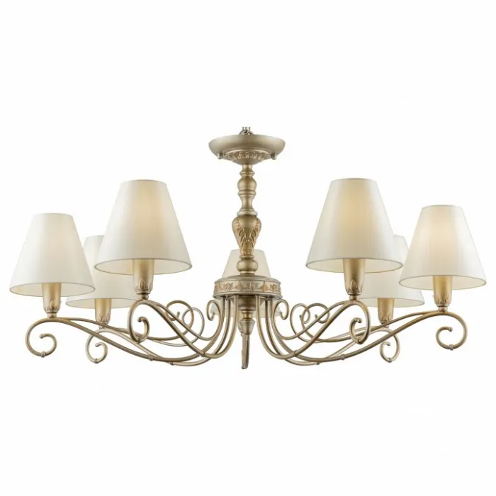 Подвесная люстра Lamp4You Provence 11 E4-07-H-LMP-O-25 Цвет арматуры золото Цвет плафонов белый от ImperiumLoft