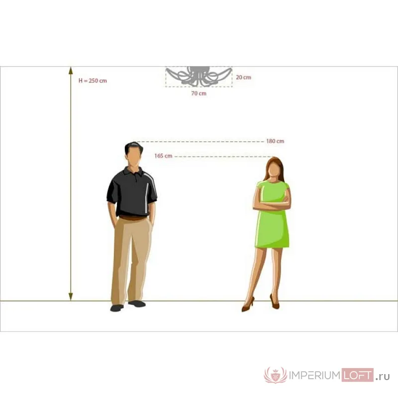 Потолочная люстра DeMarkt Аурих 11 496014908 Цвет арматуры хром Цвет плафонов хром от ImperiumLoft