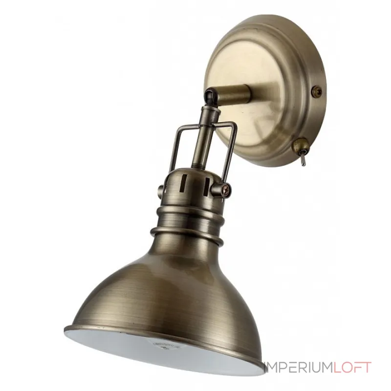 Бра Arte Lamp 1102 A1102AP-1AB Цвет арматуры бронза Цвет плафонов бронза