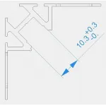 Профиль накладной  Deko-Light 975341 от ImperiumLoft