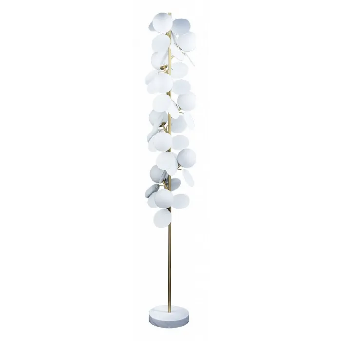 Торшер Loft it Matisse 10008F white Цвет арматуры золото Цвет плафонов белый от ImperiumLoft