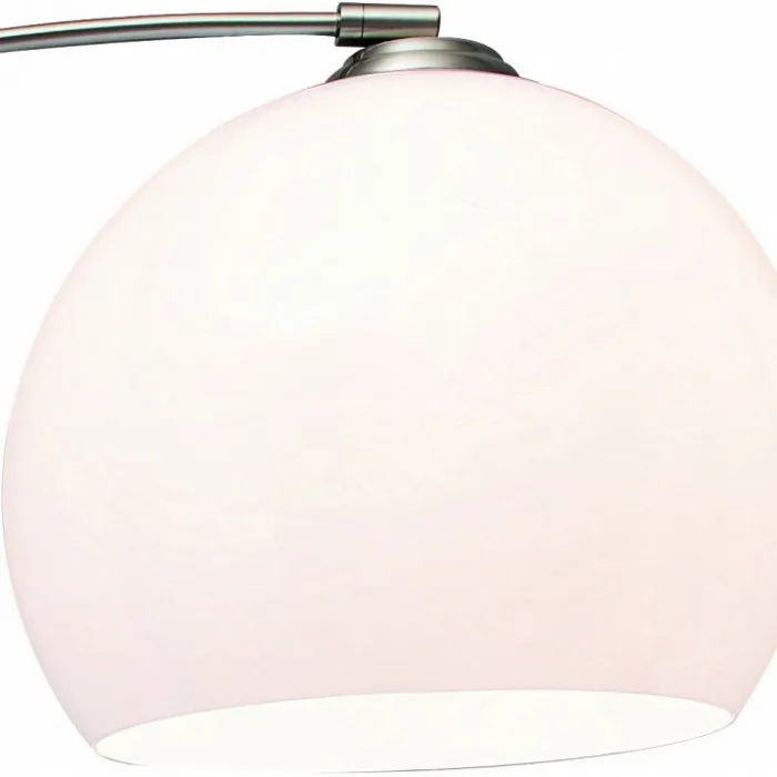 Торшер Arte Lamp Goliath A5822PN-1SS Цвет арматуры серебро Цвет плафонов белый от ImperiumLoft