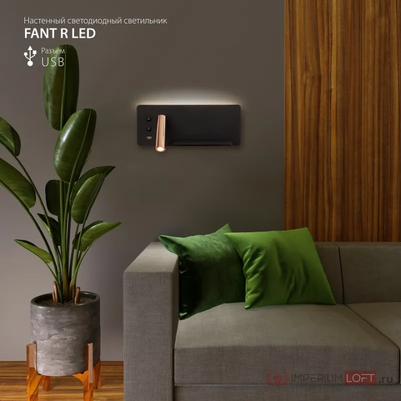 Бра Elektrostandard Fant a053082 Цвет плафонов золото от ImperiumLoft