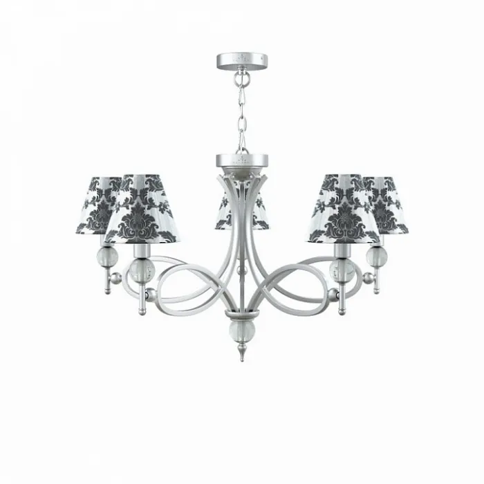 Подвесная люстра Lamp4You Eclectic 14 M2-05-CR-LMP-O-2 Цвет арматуры хром Цвет плафонов черно-белый от ImperiumLoft