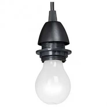 Подвесной светильник Vitaluce V4199 V4199-1/1S Цвет арматуры черный Цвет плафонов прозрачный