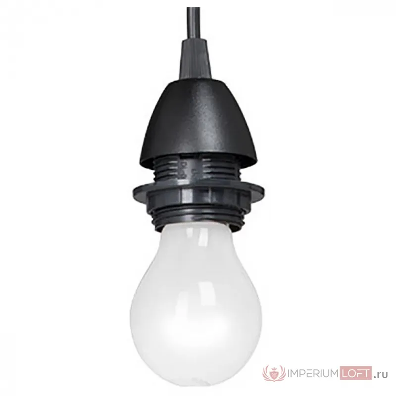 Подвесной светильник Vitaluce V4199 V4199-1/1S Цвет арматуры черный Цвет плафонов прозрачный от ImperiumLoft