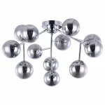 Потолочная люстра Maytoni Dallas MOD545PL-12CH Цвет арматуры хром Цвет плафонов серый от ImperiumLoft