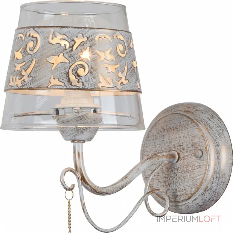 Бра Arte Lamp Calice A9081AP-1WG Цвет арматуры золото Цвет плафонов золото