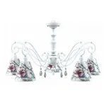 Подвесная люстра Lamp4You Classic 19 E3-05-WM-LMP-O-13-CRL-E3-05-GR-DN Цвет арматуры белый Цвет плафонов белый от ImperiumLoft