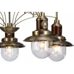 Потолочная люстра Arte Lamp Sailor A4524PL-5AB Цвет арматуры бронза Цвет плафонов прозрачный от ImperiumLoft