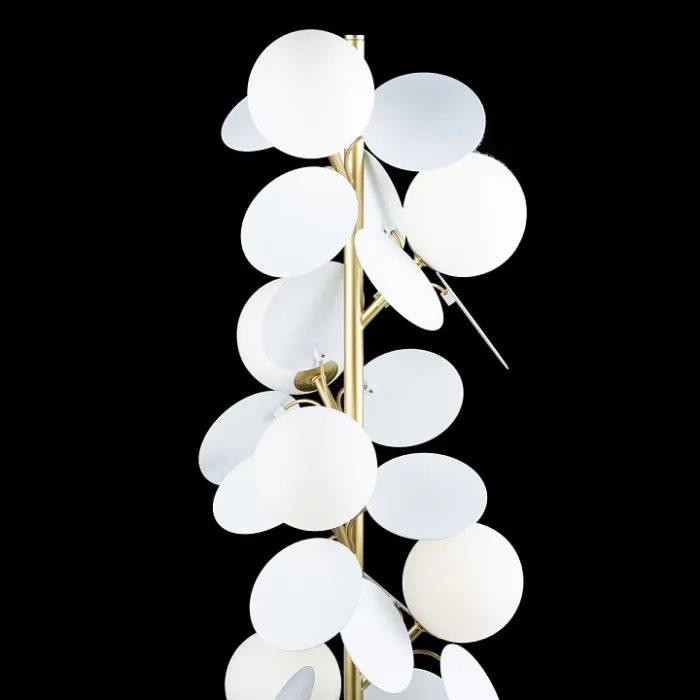 Торшер Loft it Matisse 10008F white Цвет арматуры золото Цвет плафонов белый от ImperiumLoft