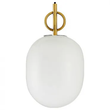 Подвесной светильник Favourite Sincera 2654-1P цвет арматуры латунь цвет плафонов белый от ImperiumLoft