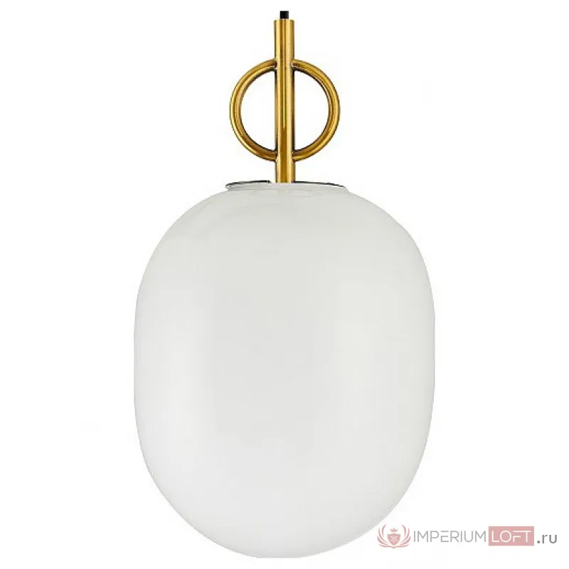 Подвесной светильник Favourite Sincera 2654-1P цвет арматуры латунь цвет плафонов белый от ImperiumLoft