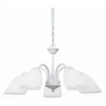 Подвесная люстра Vitaluce V3336 V3336/5 Цвет арматуры белый Цвет плафонов белый от ImperiumLoft