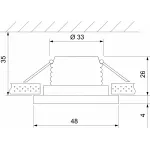 Встраиваемый светильник Elektrostandard 15271/LED 15271/LED