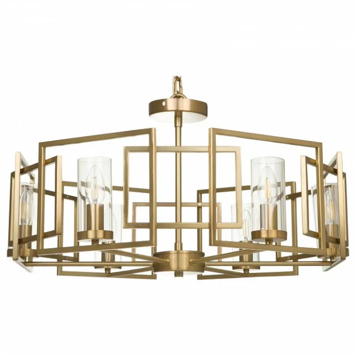 Подвесная люстра Maytoni Bowi H009PL-06G Цвет арматуры золото Цвет плафонов прозрачный от ImperiumLoft