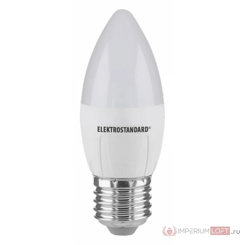 Лампа светодиодная Elektrostandard Свеча E27 6Вт 6500K BLE2738 от ImperiumLoft