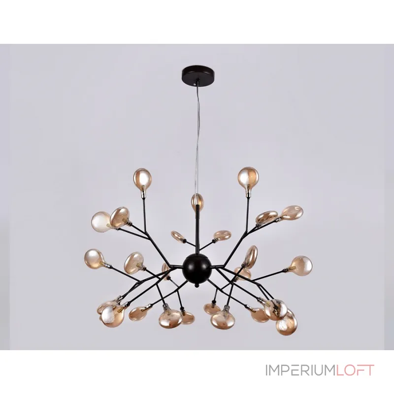 Подвесная люстра Ambrella Traditional 1 TR3013 Цвет плафонов янтарный Цвет арматуры черный Подвесная люстра Ambrella Traditional 1 TR3013 Цвет плафонов янтарный Цвет арматуры черный