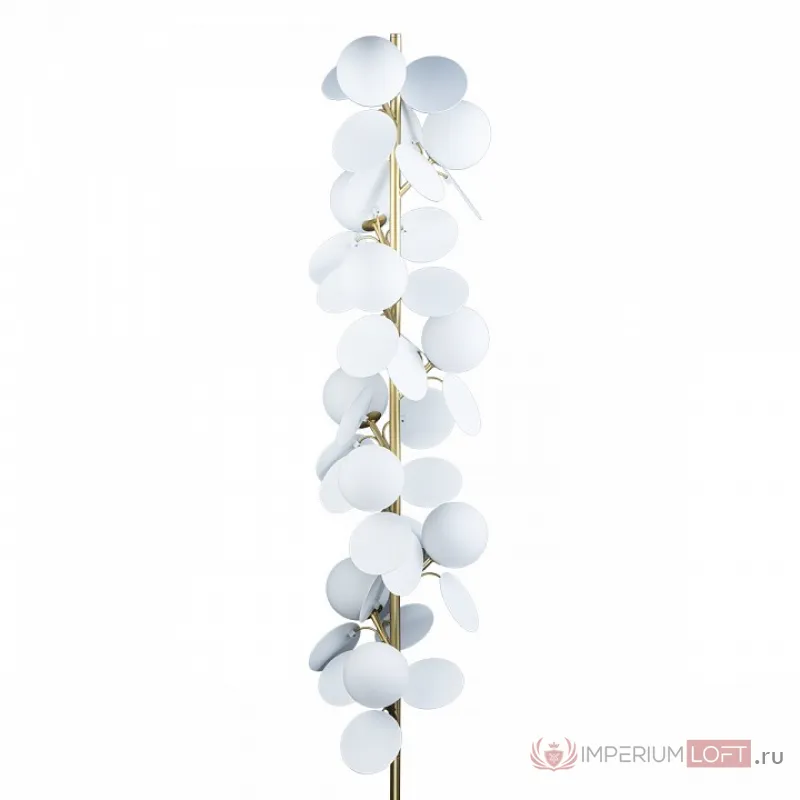 Торшер Loft it Matisse 10008F white Цвет арматуры золото Цвет плафонов белый от ImperiumLoft