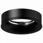 Рамка на 1 светильник Ambrella N711 N7011 PBK черный полированный D70*H20mm Out2mm MR16 Цвет арматуры черный
