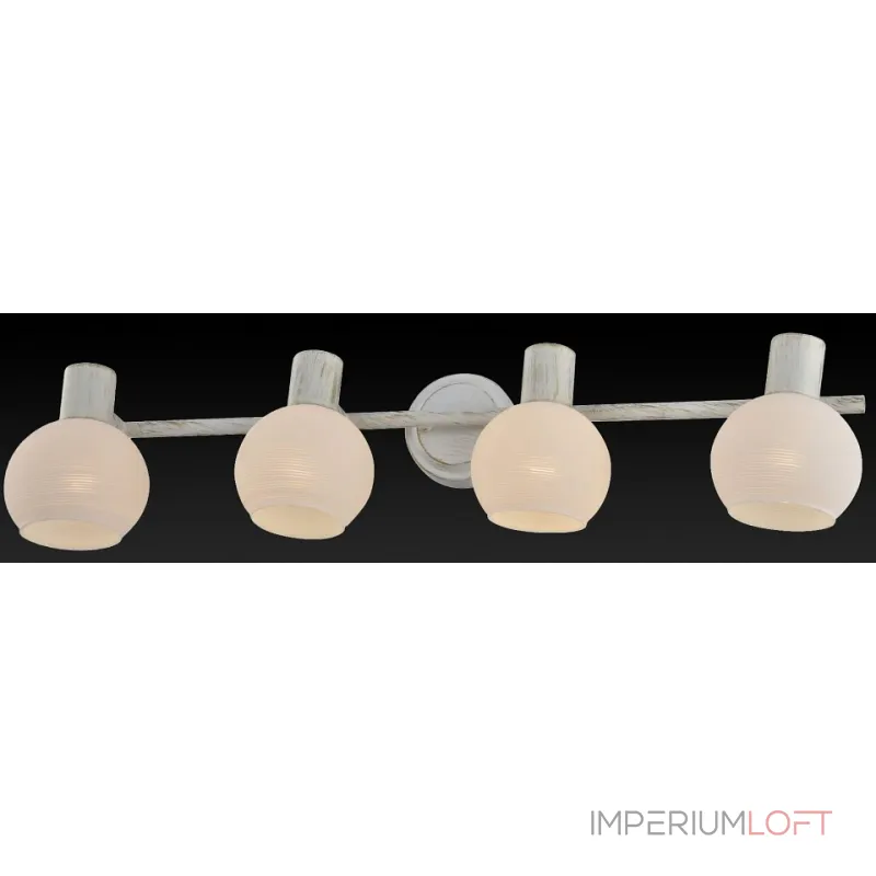 Спот TopLight Selena TL3710Y-04WG Цвет арматуры золото Цвет плафонов белый