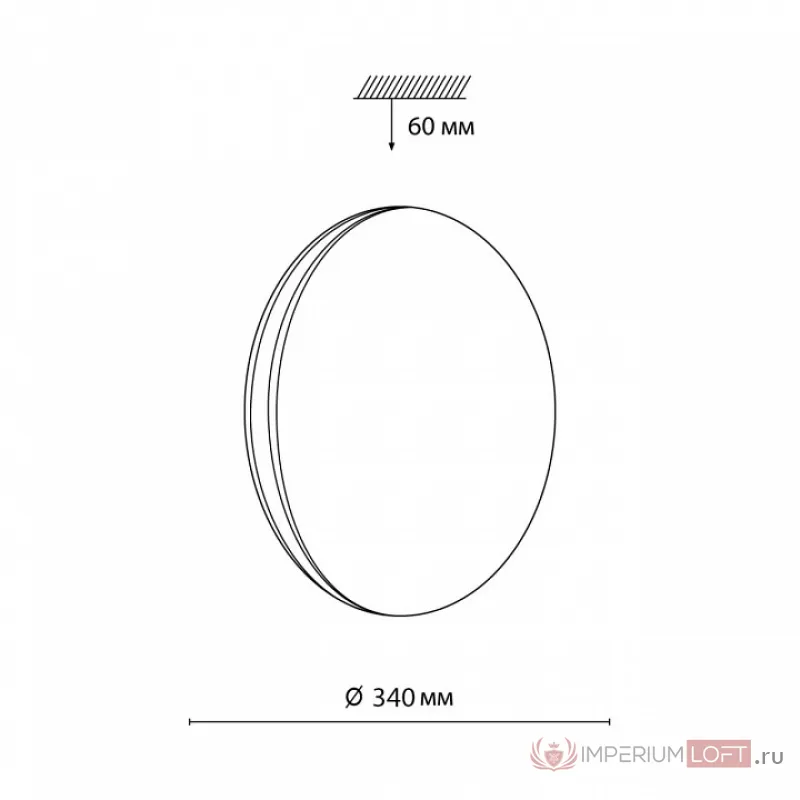 Накладной светильник Sonex Ringo 7625/CL от ImperiumLoft