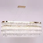 Подвесной светильник Newport 10120 10128+6/S gold Цвет арматуры золото Цвет плафонов прозрачный от ImperiumLoft