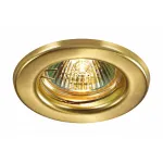 Встраиваемый светильник Novotech Classic 369704 Цвет арматуры золото от ImperiumLoft
