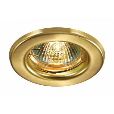 Встраиваемый светильник Novotech Classic 369704 Цвет арматуры золото от ImperiumLoft