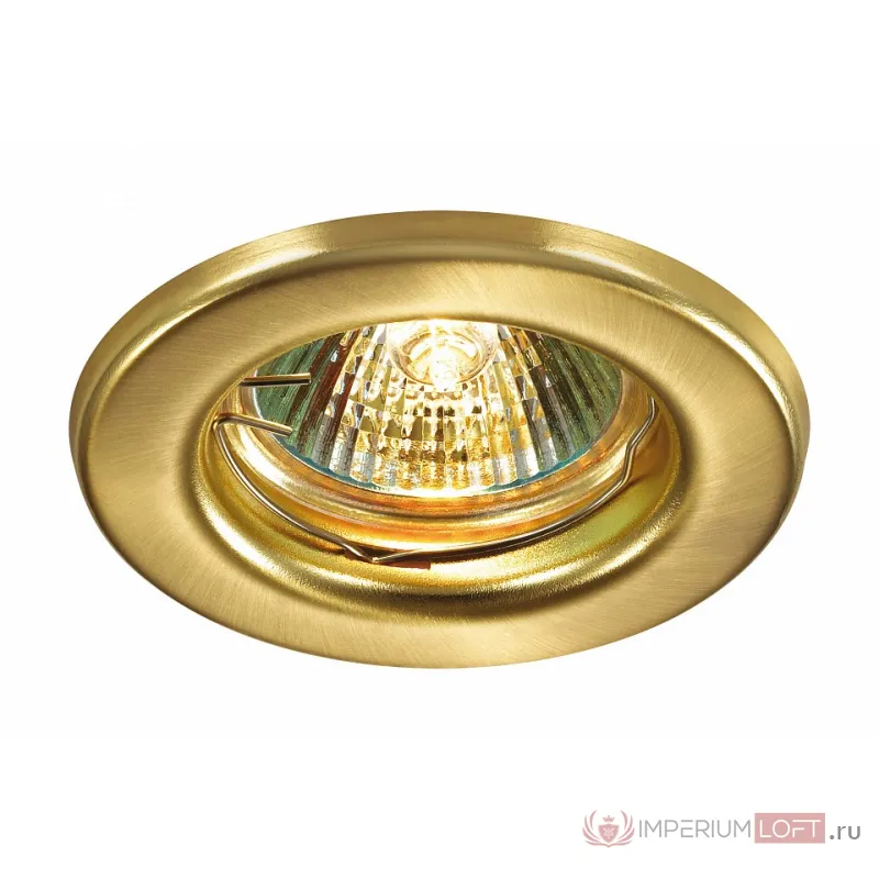 Встраиваемый светильник Novotech Classic 369704 Цвет арматуры золото от ImperiumLoft
