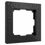 Рамка на 1 пост Werkel W0012408 (черный) Цвет арматуры черный