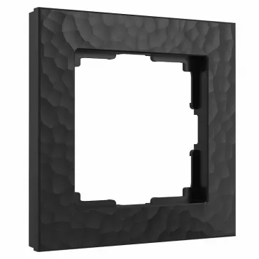 Рамка на 1 пост Werkel W0012408 (черный) Цвет арматуры черный