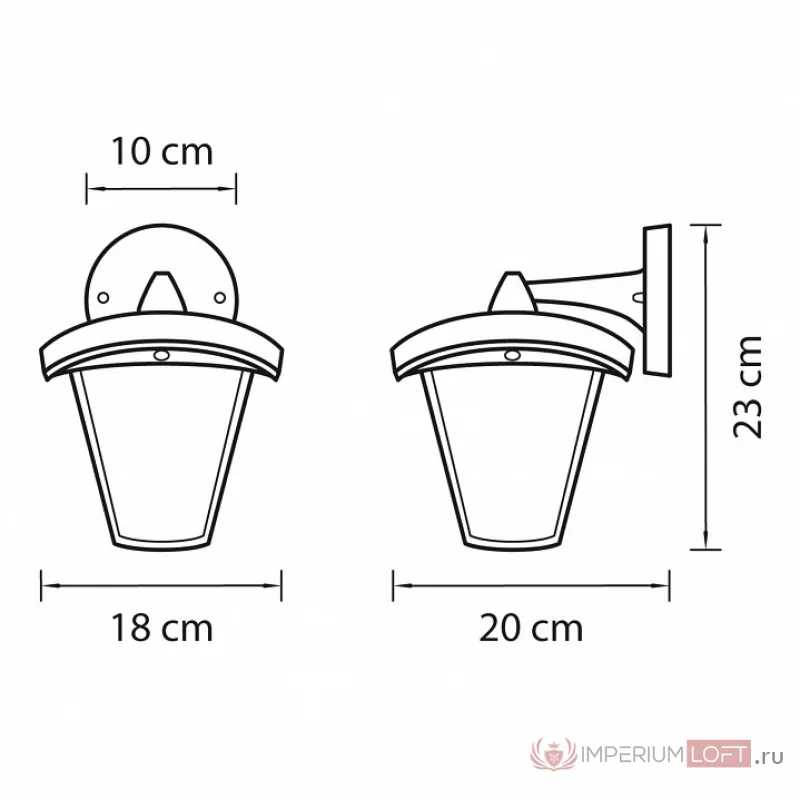 Светильник на штанге Lightstar Lampione 375680 от ImperiumLoft