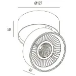 Накладной светильник Donolux DL18409 DL18409/11WW-R
