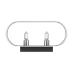 Накладной светильник Lightstar Muro 808620 Цвет арматуры хром от ImperiumLoft