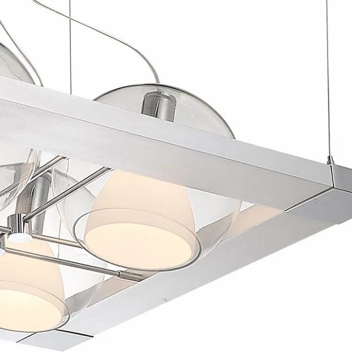 Подвесная люстра Lightstar Palla 803141 Цвет арматуры хром Цвет плафонов прозрачный от ImperiumLoft