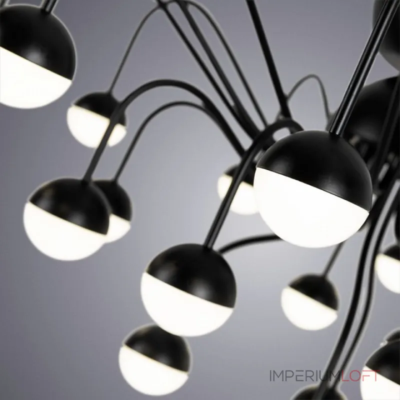 Потолочная люстра Arte Lamp Dexter A3619PL-24BK 