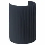 Накладной светильник TopDecor Crocus Strip Crocus Strip A1 10 02p Цвет арматуры белый Цвет плафонов черный